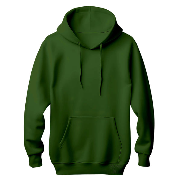 PLAIN GREEN HOODIE