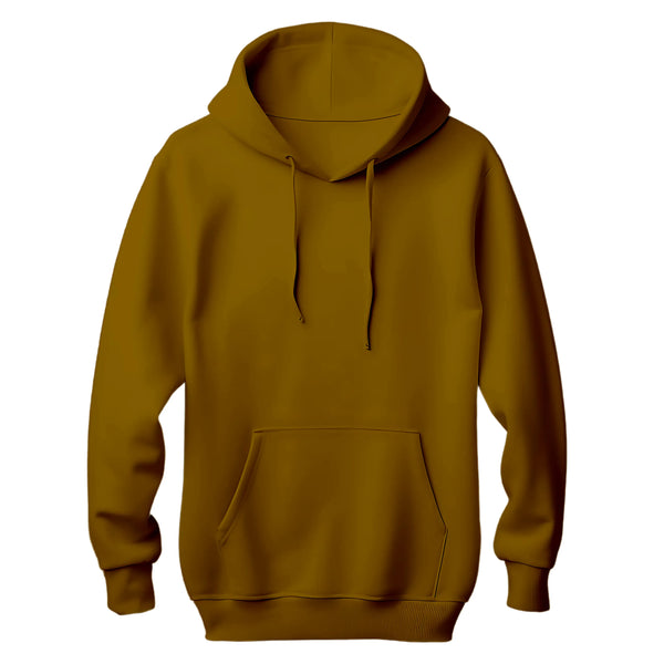 PLAIN BROWN HOODIE