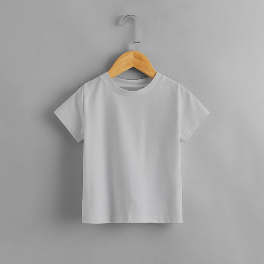 KIDS PLAIN GREY T SHIRT