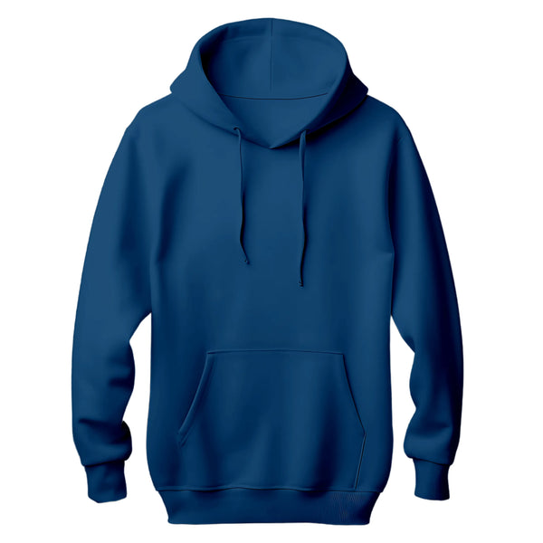 PLAIN NAVY BLUE HOODIE
