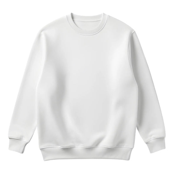 WHITE SWEATSHIRT.